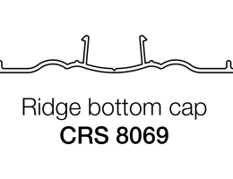 Eurocell Internal Ridge Bottom Cap ( CRS8069 )